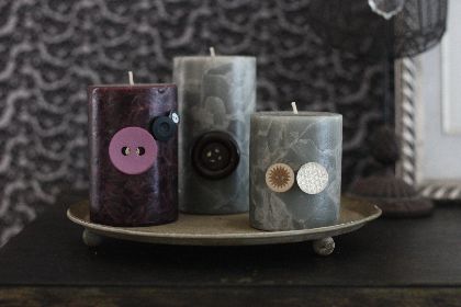 ＩＫＥＡのキャンドルに画びょうをアレンジ！？