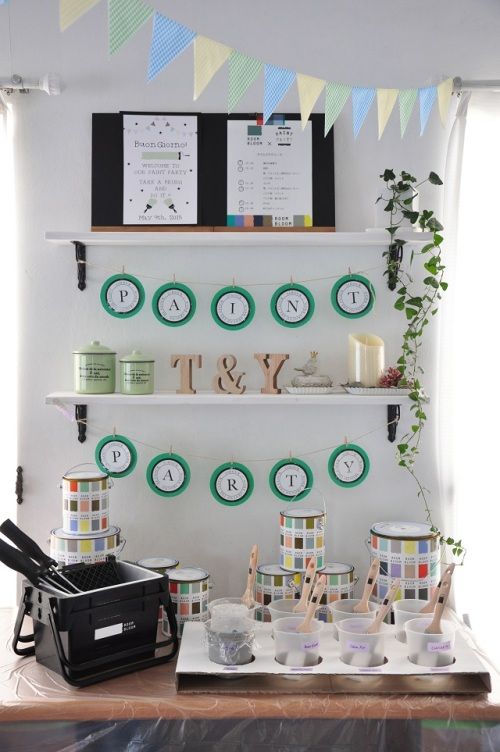 お部屋を楽しく模様替え！みんなで Let's ペイントパーティー♪ ～ 準備編