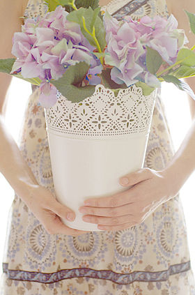 鉢カバーをインテリアに活用