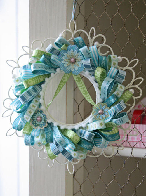 手作り女子のDream Room“Tildaのお部屋”～Tildaのリボンリースの作り方