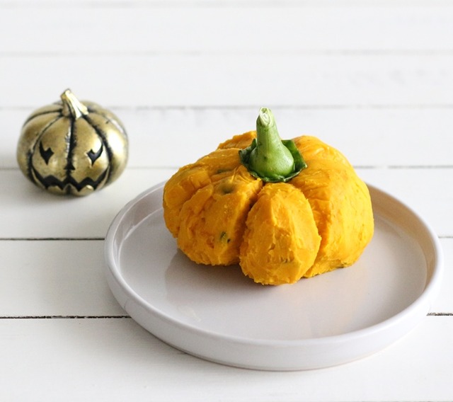 10分でハロウィーンレシピ♪ リアルなカボチャサラダの作り方