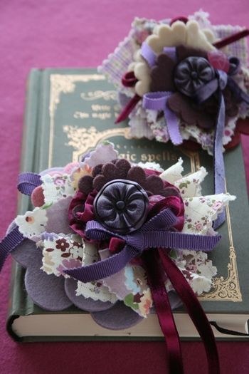 晩秋～冬に活躍！簡単コサージュ