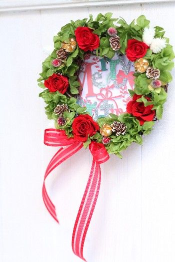 クリスマスリースをお正月飾りへチェンジ