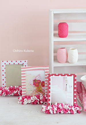 １００円フレーム・ひと工夫で写真入れ替え簡単！