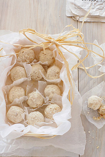 簡単かわいいマクロビ・スノーボールクッキー