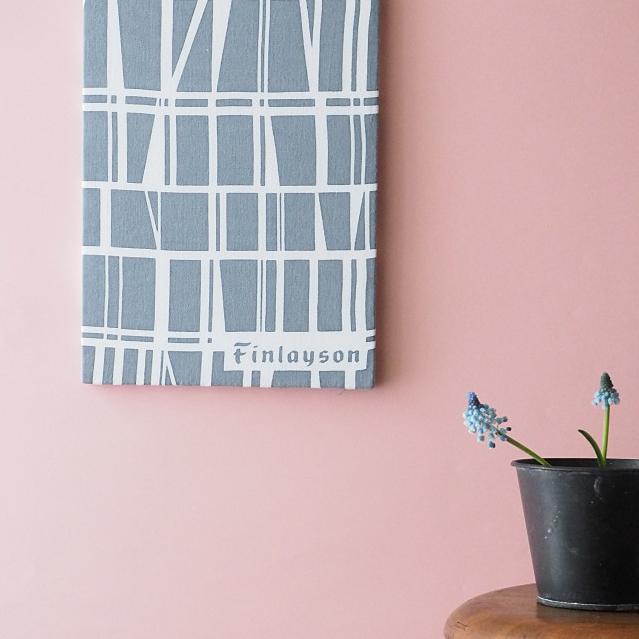 簡単インテリアパネルのバリエ～手ぬぐいと100円発泡スチロール板でつくるパネル　（後編）