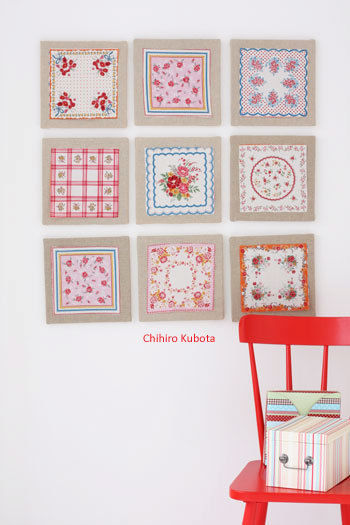 １００均即席ファブリックパネル