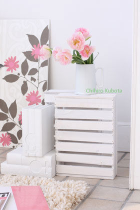 フランフランがお手本　重ねるだけの即席テーブル