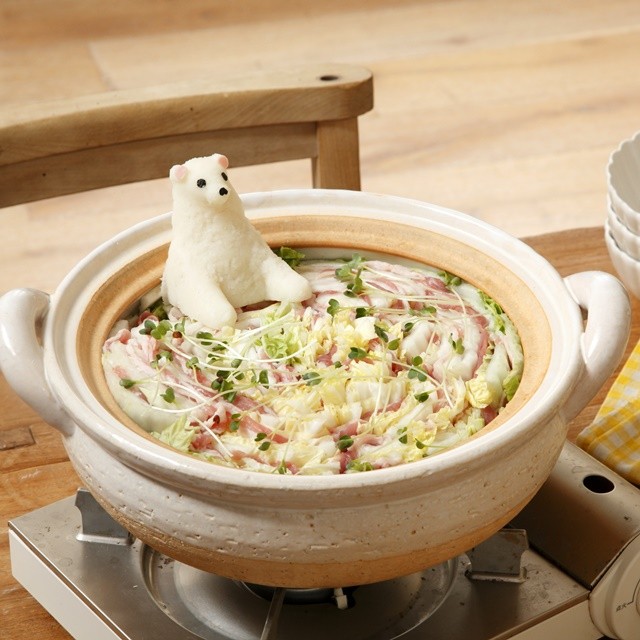 流行の大根おろしアート！お鍋がユニークに変身♪