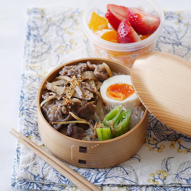 8分で3品！牛しぐれ煮のほったらかし弁当