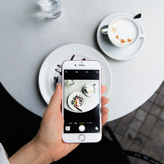 iPhoneカメラで、スイーツをお洒落に！インスタっぽく撮るコツ