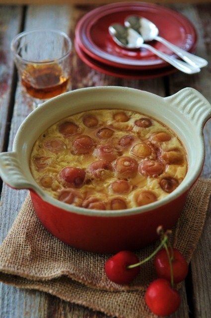 さくらんぼのむちむちクラフティ