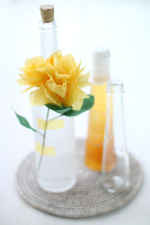 父の日に♪　手作りのお花をギフトに添えて