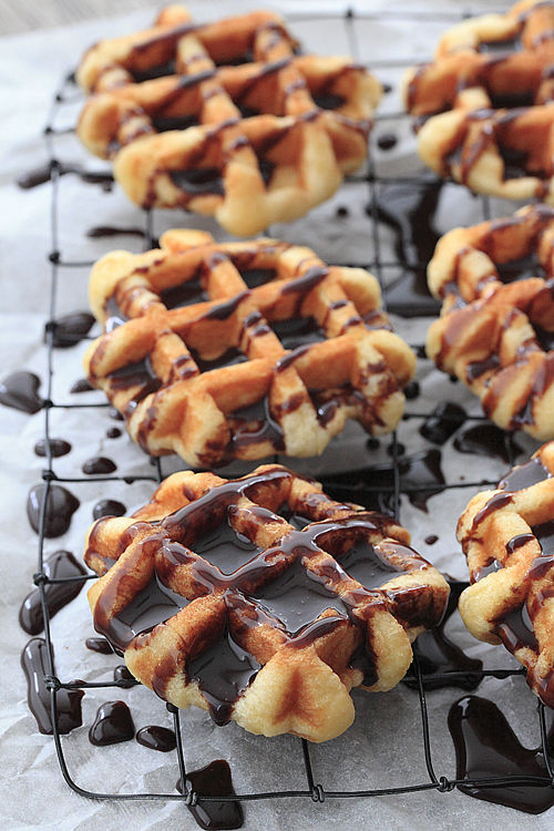 ワッフルをひと手間でおいしく