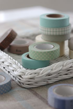 マスキングテープの見せる収納法