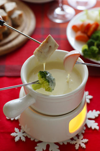 ◆クリスマスNo.17　チーズを使わないベジチーズフォンデュ