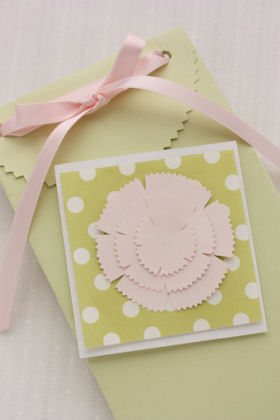 カーネーションの母の日カード