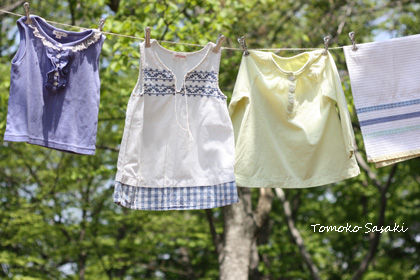 制作裏話第９弾。洗濯を楽しもう！＆おまけの洗濯シーンの撮影現場