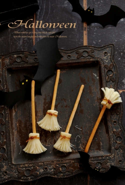 5分で作れる！　食べられる♪「魔女のほうき」