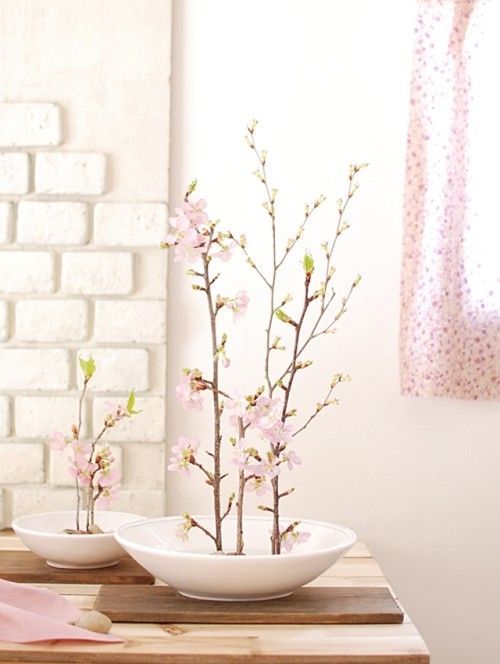 いけばな感覚で、春の枝ものをおうちで楽しみましょう♪
