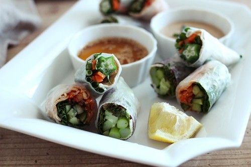 夏バテ予防にもオススメ♪　豚しゃぶと野菜の生春巻きレシピ3種