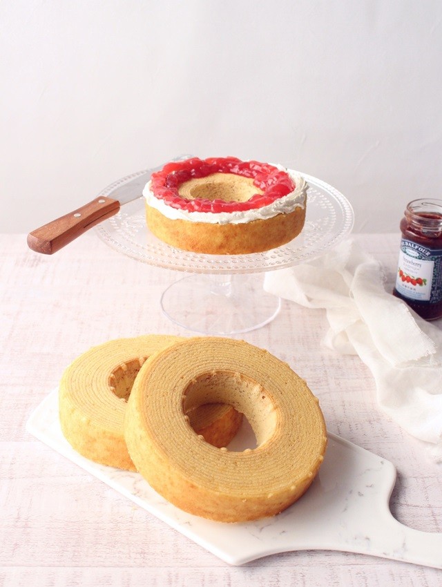 クリスマスケーキ　ネイキッドケーキ　作り方　レシピ