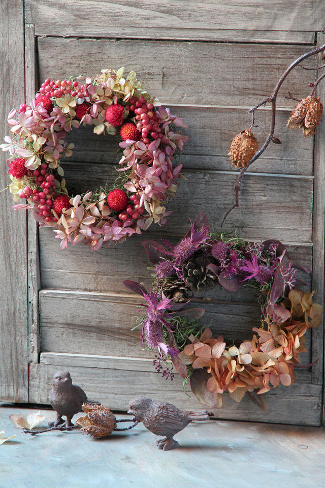 作るのも飾るのもお気軽！　ドライリースはミニサイズがおすすめ