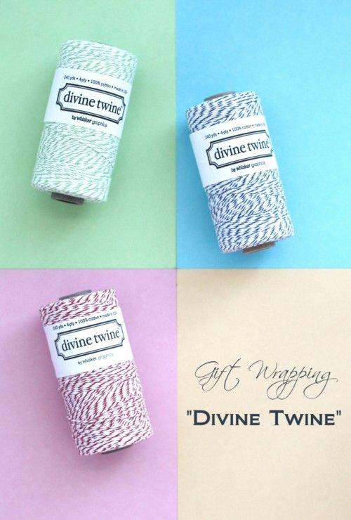 地球にやさしいコットン糸で、誰でも可愛くラッピング♪