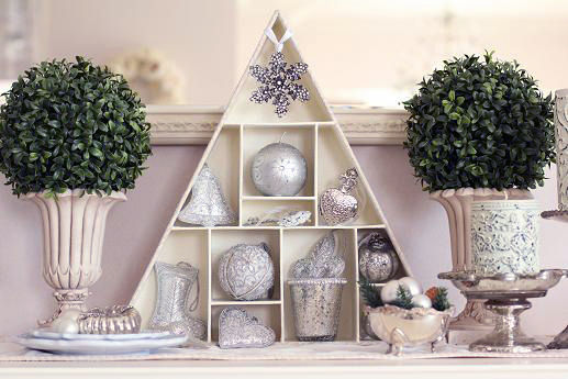 2012クリスマス・3　Francfrancのオーナメントの飾り方バリエ