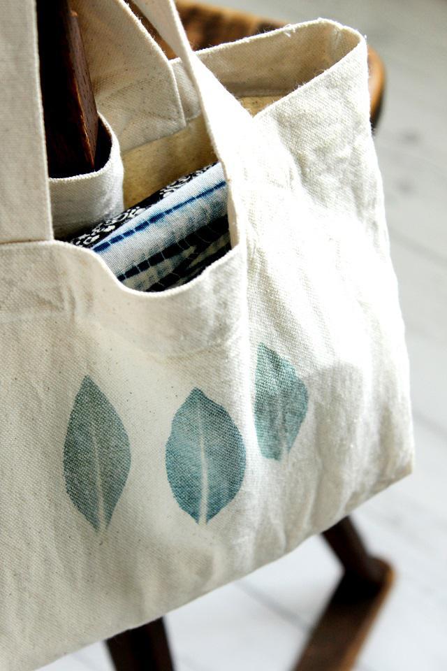 藍染め　たたき染め　クラフト　ハンドメイド　藍