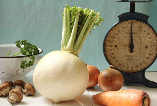 まん丸な京野菜　聖護院大根