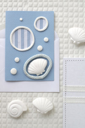 夏の想い出をクレイのカードに