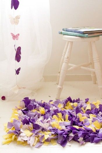 １００均マットを余り布で可愛くリメイク