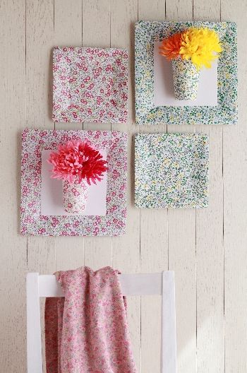 ＩＫＥＡ・紙皿を使って春のインテリア