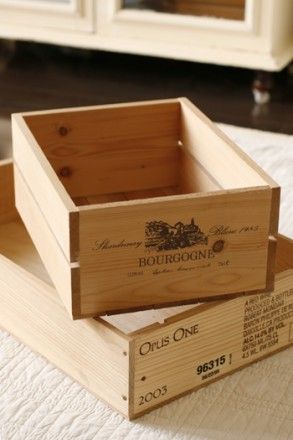 使い勝手が良いワイン箱収納