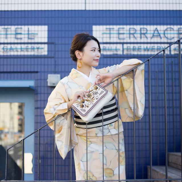着物でフォトジェニックな秋のお散歩 ＠清澄白河