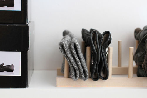 おしゃれな手袋の収納とファイルボックスのカスタマイズ　～　「ナチュラルな暮らしのヒント」から