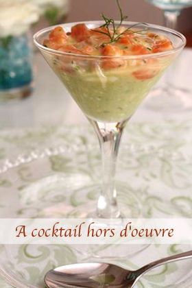混ぜるだけ！カクテルグラスでビューティオードブル