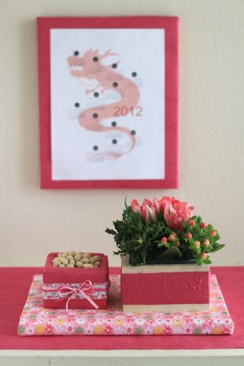 100円ショップを活用して、簡単・かわいい節分支度