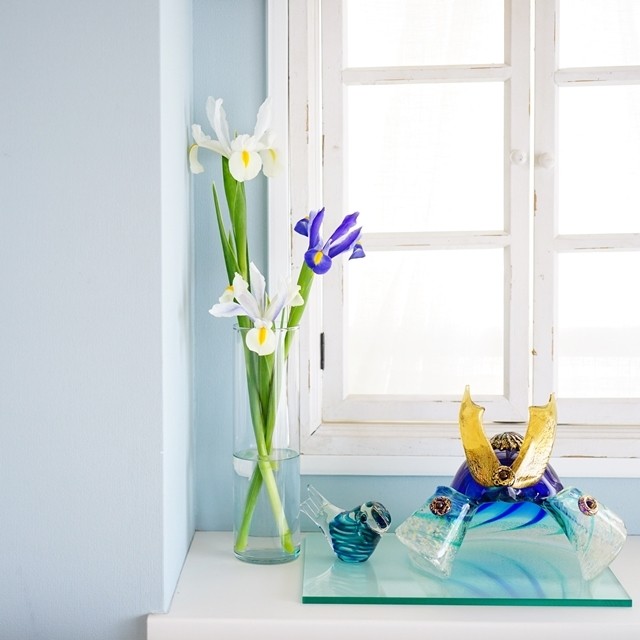 アイリス3本で完成！ 端午の節句の簡単アレンジ方法♪