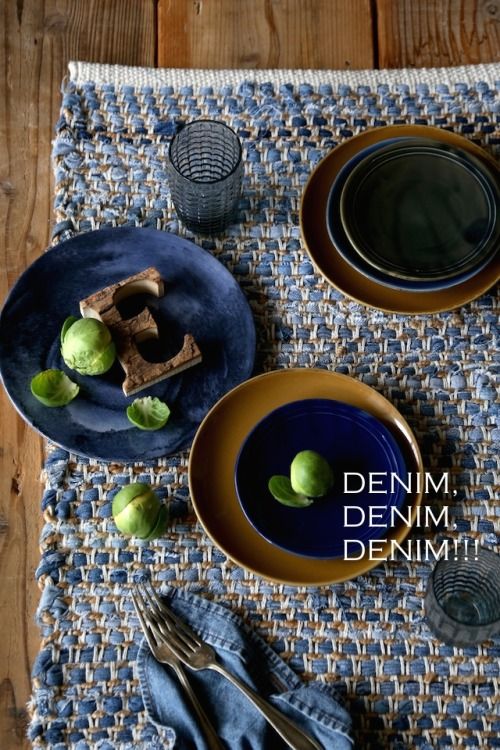 DENIM DENIM DENIM !!! インディゴブルーが主役のカジュアルテーブル