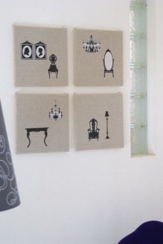 １００円麻パネルを秋色にリメイク