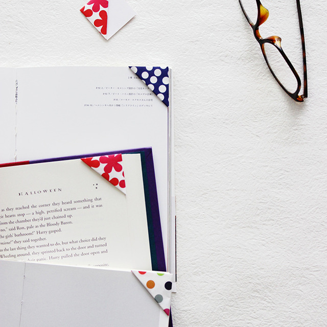 折り紙で簡単に作れちゃう！ おしゃれなしおりの作り方