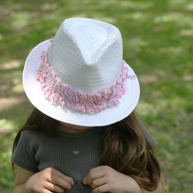 あそび育★夏休みに！手作り織り機で裂き布のリボンを作ろう