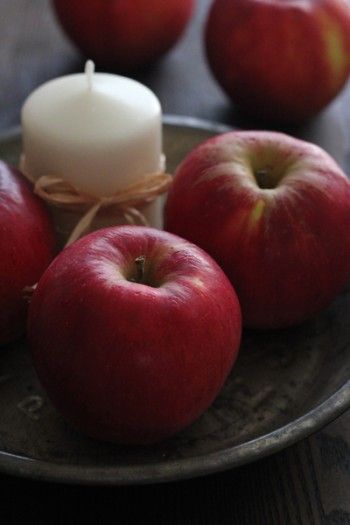 真冬においしい焼きりんご