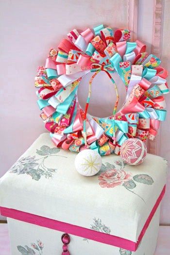 新しい年に、和のリース