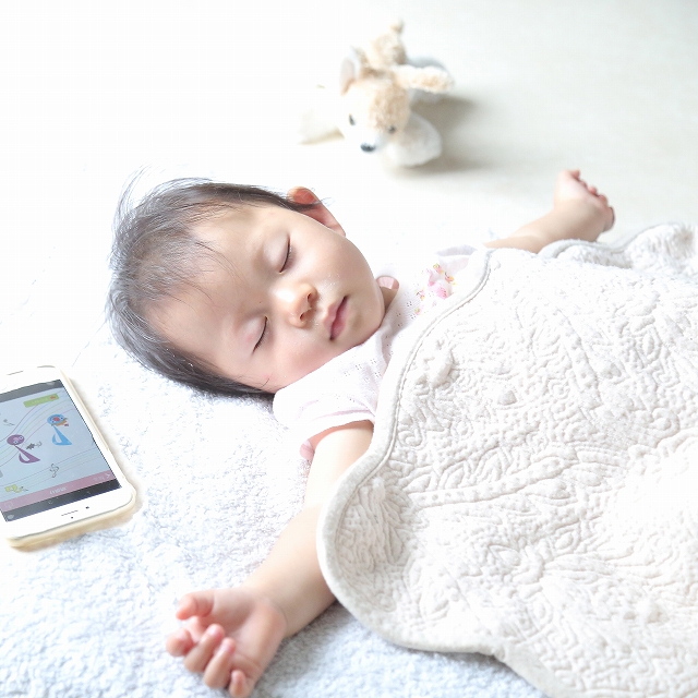 寝ない子がこのアプリでぐっすり♪ 不思議な音楽アプリ！