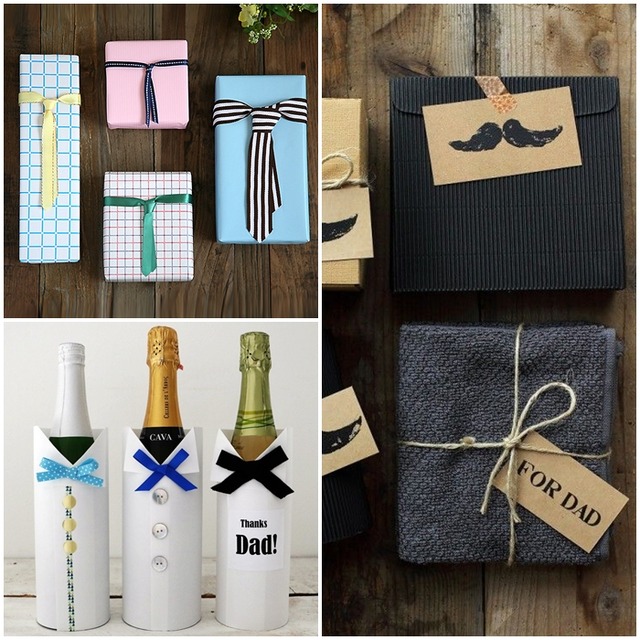 父の日にピッタリな超簡単ラッピングアイデア　３選