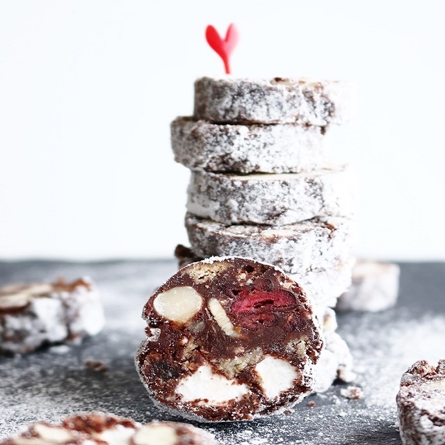 オシャレで簡単！友チョコに！！ 時短＆量産 「Salame di ciococolato」