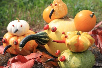 ハロゥイン特集　重ねて楽しむおもちゃカボチャ